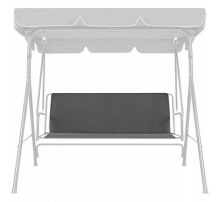 Z-HOME, 110 × 90 cm, Art.23207E, replacement garden swing seat cover, waterproof base material