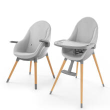 Kinderkraft Fini Up  2-in-1 Art.281215 Grey kõrge tool Hall
