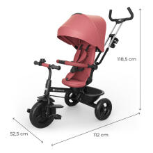 KINDERKRAFT Tricycle ASTON 2 PLUS Roosa