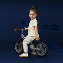 Aga Design Qplay Racer Art.281262 Grey Laste jooksuratas metallraami ja täispuhutavate ratastega