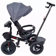 Bebe Basic Schumacher Kid  Air Trike Art.281265 Turkio Laste kolmerattaline lenkstangiga, katuse ja täispuhutavate ratastega