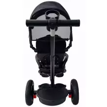 Bebe Basic Schumacher Kid  Air Trike Art.281267  Grey Laste kolmerattaline lenkstangiga, katuse ja täispuhutavate ratastega