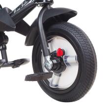 Bebe Basic Schumacher Kid  Air Trike Art.281267  Grey Laste kolmerattaline lenkstangiga, katuse ja täispuhutavate ratastega