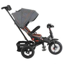 Bebe Basic Schumacher Kid  Air Trike Art.281267 Beige Laste kolmerattaline lenkstangiga, katuse ja täispuhutavate ratastega