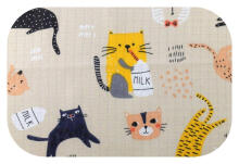 Mähkmed - 25011- TETRA PRINT - EGA - KOCURY - BEIGE - suurus 70x80 cm