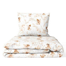 Bedding set - 6  parts - 120/90/360 - FAIRY - BEIGE