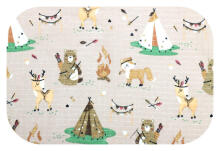 Mähkmed - 28647 - TETRA PRINT - EGA - INDIANI LAAGER - BEIGE - suurus 70x80 cm