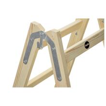 Kahepoolne redel H40 StandardLine / puidust / 2x5 astet