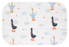 Diaper - 14244  - TETRA PRINT - EGA - GĄSKI W PIŻAMACH    - size 70x80 cm