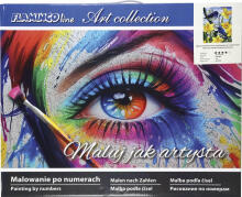 Numbrite järgi maalimine - 45971 - SINISED LINNUD - suurus 40x50 cm