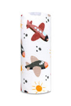 Diaper - 30428  - TETRA PRINT - EGA - PLANE - size 70x80 cm