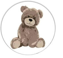Kattekomplekt - 2 tk - 120x90, 40x60 - TEDDY - VALGE