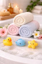 Bebe Basic Cotton Baby Towel  Art.285886 Grey Cotton frote towel 30x30 cm (100% cotton)