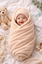 Bebe Basic Cotton Baby Towel  Art.285897 Grey  Cotton frote towel 50x70cm (100% cotton)