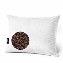 La bebe™ Pillow Eco Velvet 40x60 Art.73103 Beige/Grey 40x60 with ECO buckwheat filling