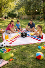 Bebe Basic Riču Raču Art.L301514001 Large classic game Richu-Rachu 3x3 m + bag