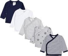 La Bebe™ Long-Sleeved Wrap Shirt for Newborn (1 pc), Art.024678, Size 56, 100% Cotton