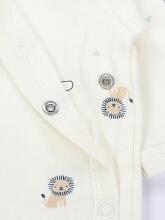 La Bebe™ Long-Sleeved Wrap Shirt for Newborn (1 pc), Art.024623, Size 56, 100% Cotton
