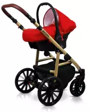 Babylux Aspero Art.286111 Grey Moro Universal 3-in-1 stroller