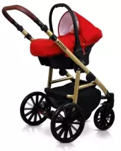 Babylux Aspero Art.286116 Peony and Rose Universal 3-in-1 stroller