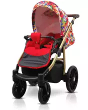 Babylux Aspero Art.286119 Silver Flex Universal 3-in-1 stroller