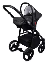 Babylux Axel Art.286128 Red Universal 3-in-1 stroller
