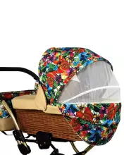 Babylux Classic Art.286136 Olive Stars  Klassikaline 3-ühes lapsevanker