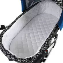 Babylux Margaret Gold Art.286152 Black Grey  Klassikaline 3-ühes lapsevanker