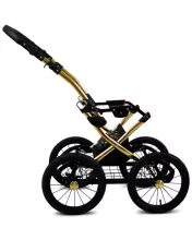 Babylux Margaret Gold Art.286155 Grey Flex Classic 3-in-1 baby stroller