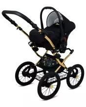 Babylux Margaret Gold Art.286156 Grey Magic   Klassikaline 3-ühes lapsevanker