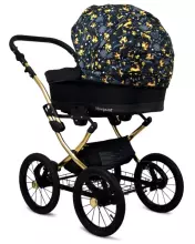 Babylux Margaret Gold Art.286161 White Dots Klassikaline 3-ühes lapsevanker