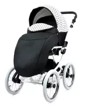 Babylux Margaret White Art.286165 Grey Flex  Klassikaline 3-ühes lapsevanker