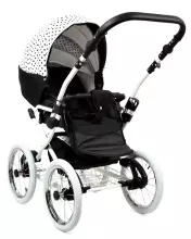 Babylux Margaret White Art.286167 Magic Grey Klassikaline 3-ühes lapsevanker