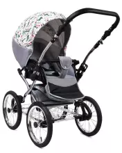 Babylux Margaret Exclusive Art.286175 Black Grey Klassikaline 3-ühes lapsevanker