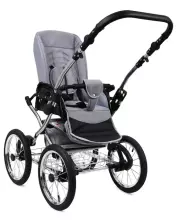 Babylux Margaret Exclusive Art.286179 Grey Flex Klassikaline 3-ühes lapsevanker
