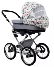 Babylux Margaret Exclusive Art.286179 Grey Flex Klassikaline 3-ühes lapsevanker