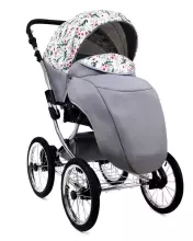 Babylux Margaret Exclusive Art.286180 Magic Grey Klassikaline 3-ühes lapsevanker