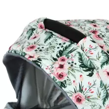 Babylux Margaret Exclusive Art.286184 Pansies and Roses  Klassikaline 3-ühes lapsevanker