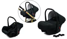 Babylux Color Lux Art.286200 Onyx Universal 3-in-1 stroller