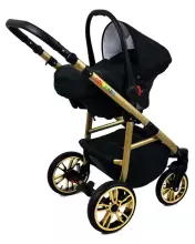 Babylux Color Lux Art.286201 Pansies and Roses Universal 3-in-1 stroller
