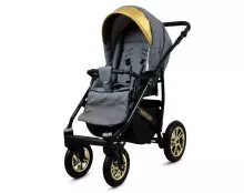 Babylux Gold Lux Art.286211 Sand Pearl Universal 3-in-1 stroller