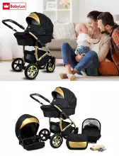 Babylux Gold Lux Art.286212 Scarlett  Universal 3-in-1 stroller