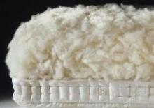 La Bebe™ mattress 140×70 cm (Space), coconut fiber + PPU foam + wool, 6 cm coconut + 2 cm PPU foam