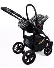 Babylux Miracle Art.286329 Light Grey Universal 3-in-1 stroller