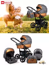 Babylux Miracle Art.286330 Misty Violet  Universal 3-in-1 stroller