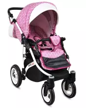 Babylux White Lux  Art.286335 Grey Marble Universal 3-in-1 stroller