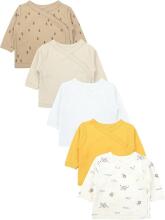 La Bebe™ Long-Sleeved Wrap Shirt for Newborn (1 pc), Art.024644, Size 50, 100% Cotton