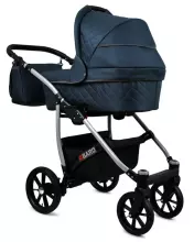 Babylux Qbaro Art.286465 Magenta Universal 3-in-1 stroller