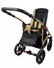 Babylux Largo Art.286472 Black Aqua Universal 3-in-1 stroller