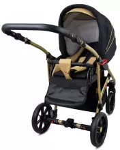 Babylux Largo Art.286480 Coffee Silver Universal 3-in-1 stroller